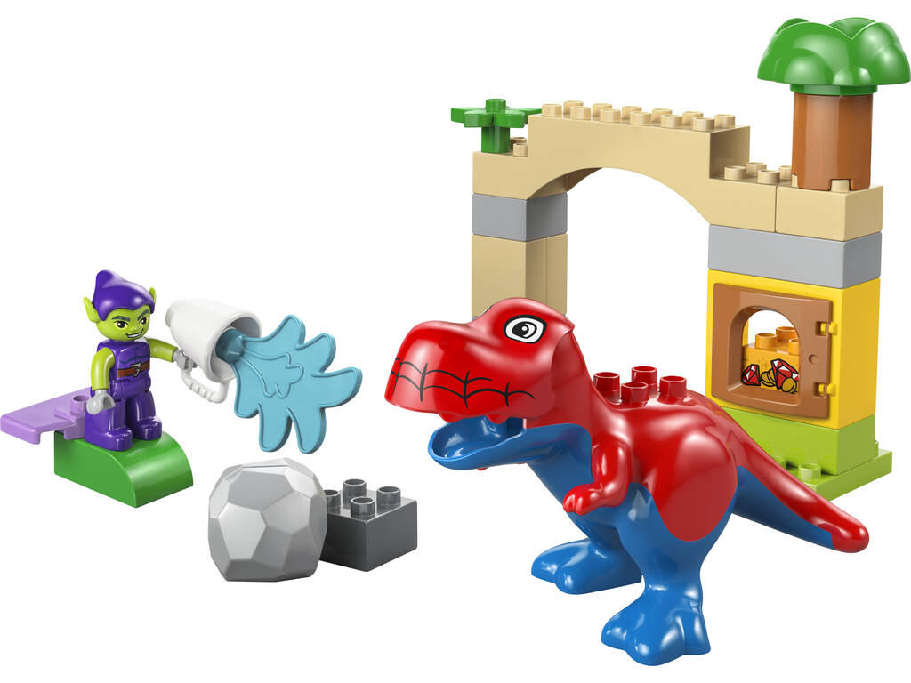 Lego Duplo Marvel Spidey And His Amazing Friends Dinosaurio Spidey vs Duende Verde
