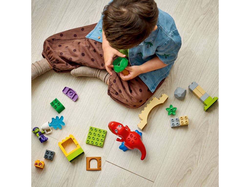 Lego Duplo Marvel Spidey And His Amazing Friends Dinosaurio Spidey vs Duende Verde