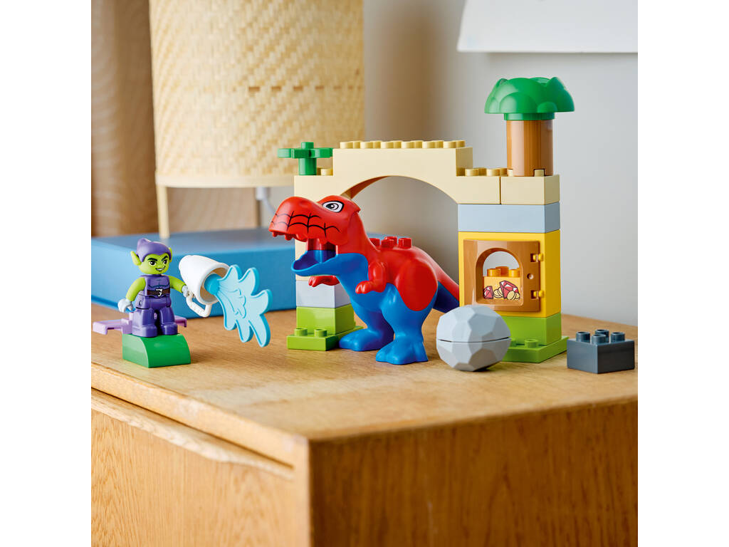 Lego Duplo Marvel Spidey And His Amazing Friends Dinosaurio Spidey vs Duende Verde