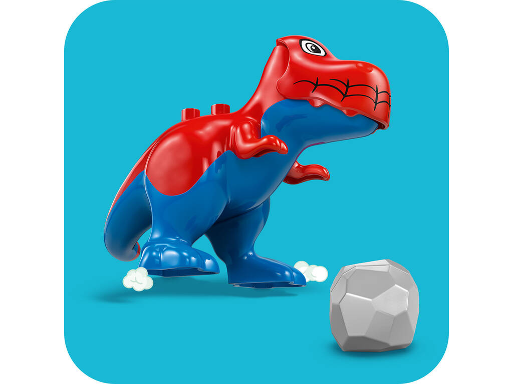 Lego Duplo Marvel Spidey And His Amazing Friends Dinosaurio Spidey vs Duende Verde