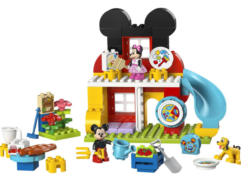 Lego Duplo Disney Jr Casa de Mickey Mouse con Minnie y Pluto