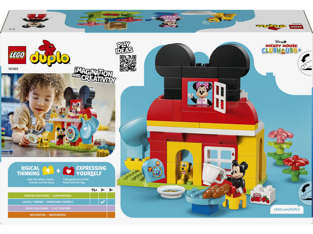 Lego Duplo Disney Jr Casa de Mickey Mouse con Minnie y Pluto