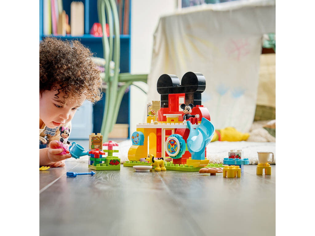 Lego Duplo Disney Jr Casa de Mickey Mouse con Minnie y Pluto
