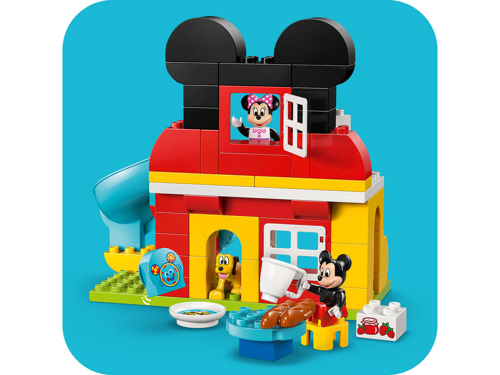 Lego Duplo Disney Jr Casa de Mickey Mouse con Minnie y Pluto