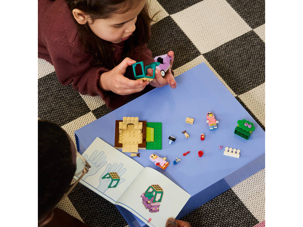 LEGO Bluey Omas mit Bingo und Bluey