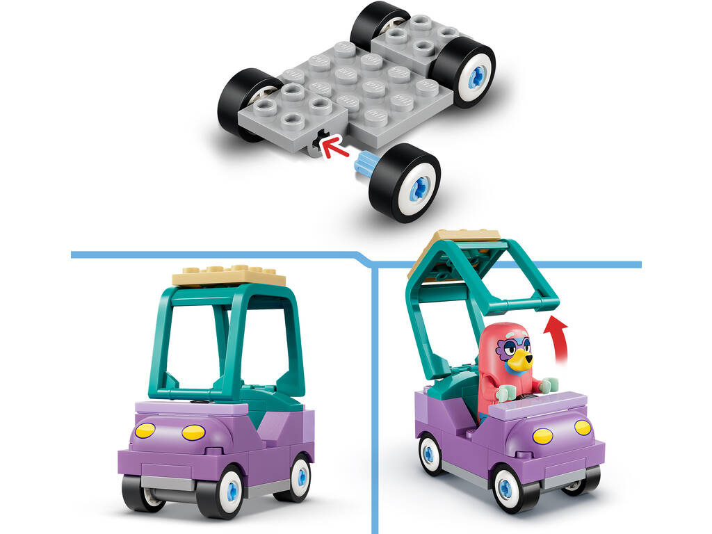LEGO Bluey Omas mit Bingo und Bluey