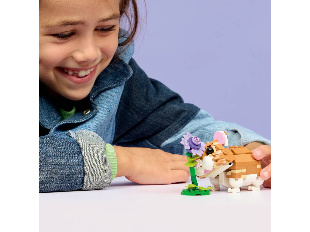 Lego Creator 3 en 1 Adorable hamster avec une fleur