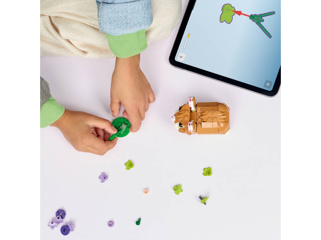 Lego Creator 3 en 1 Adorable hamster avec une fleur