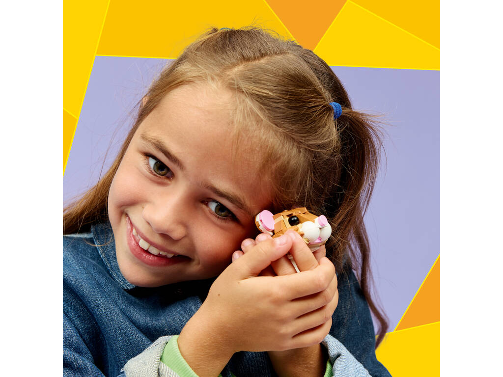 Lego Creator 3 en 1 Adorable hamster avec une fleur