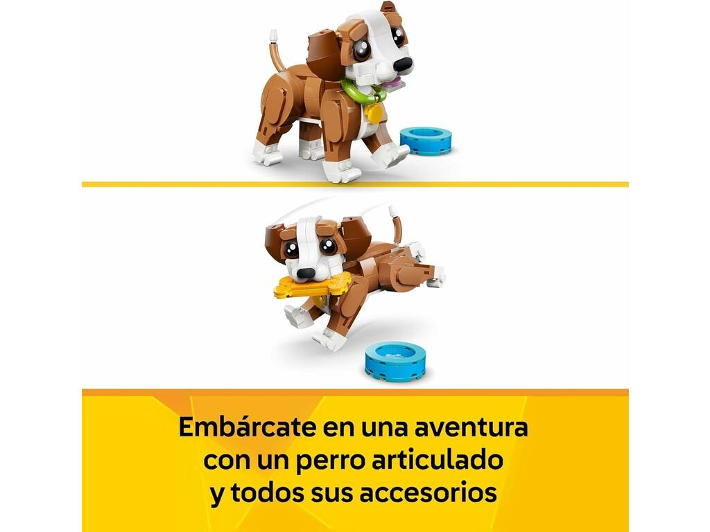 Lego Creator 3 en 1 Simpáticos Animales: Cachorro Juguetón