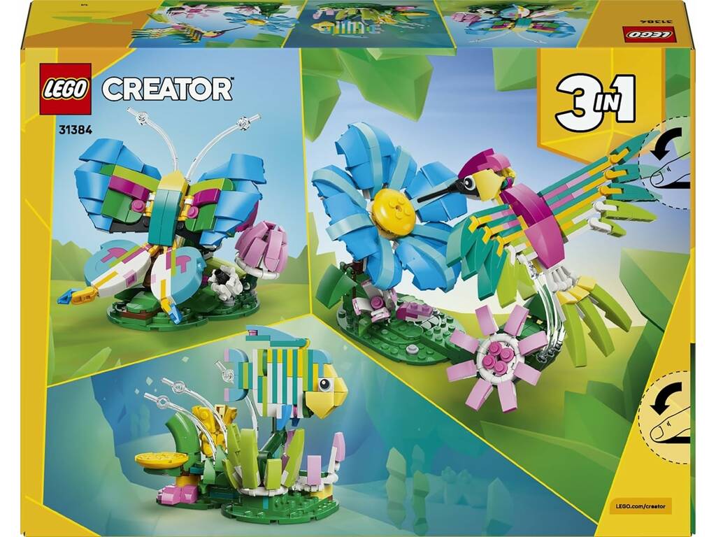 Lego Creator 3 en 1 Fauna Salvaje: Colibrí de Colores