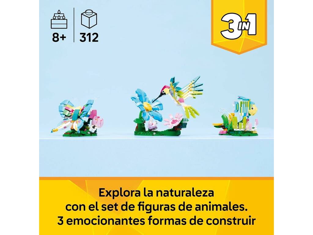 Lego Creator 3 en 1 Fauna Salvaje: Colibrí de Colores