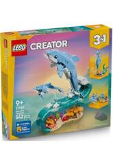 Lego Creator 3 en 1 Animales Marinos: Hermosos Delfines