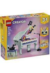 Lego Creator 3 in 1 Pianoforte musicale decorativo con gatto