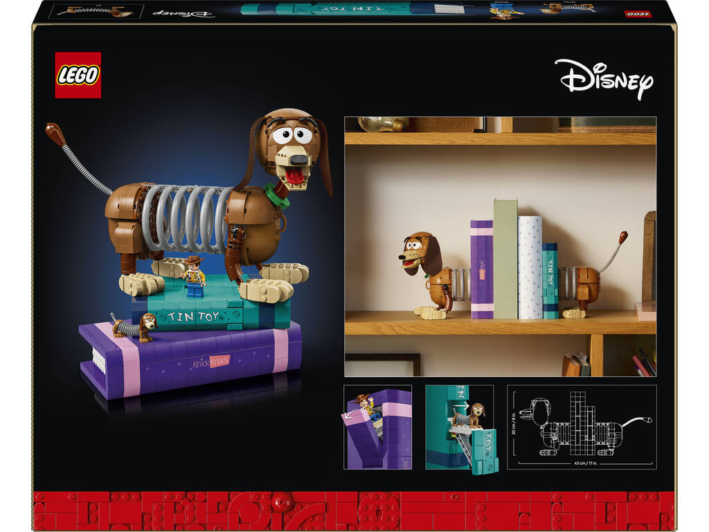 Lego Disney Toy Story: Sujetalibros de Slinky