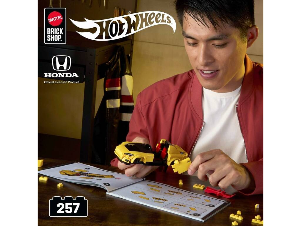 Hot Wheels Speed Series Mattel Brick Shop 07 Honda S2000 de 257 Piezas