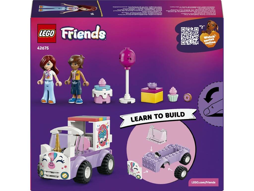 Lego Friends Coche Unicornio de Reparto de Pasteles