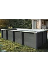Piscina rettangolare in composito 595 x 315 x 126 cm Gre KPCOR60T