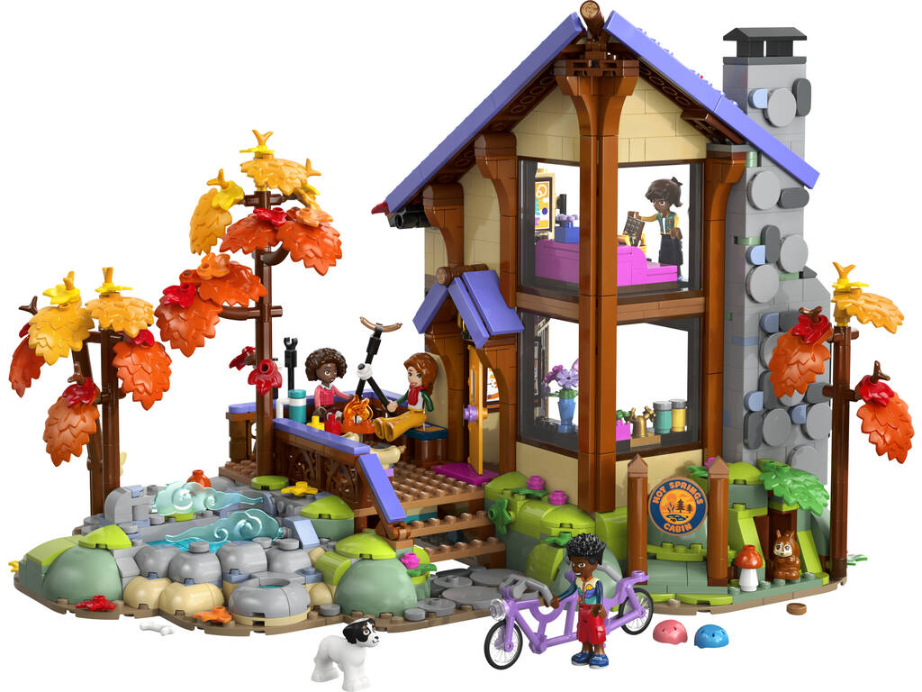 Lego Friends Chalet d'automne douillet dans la forêt