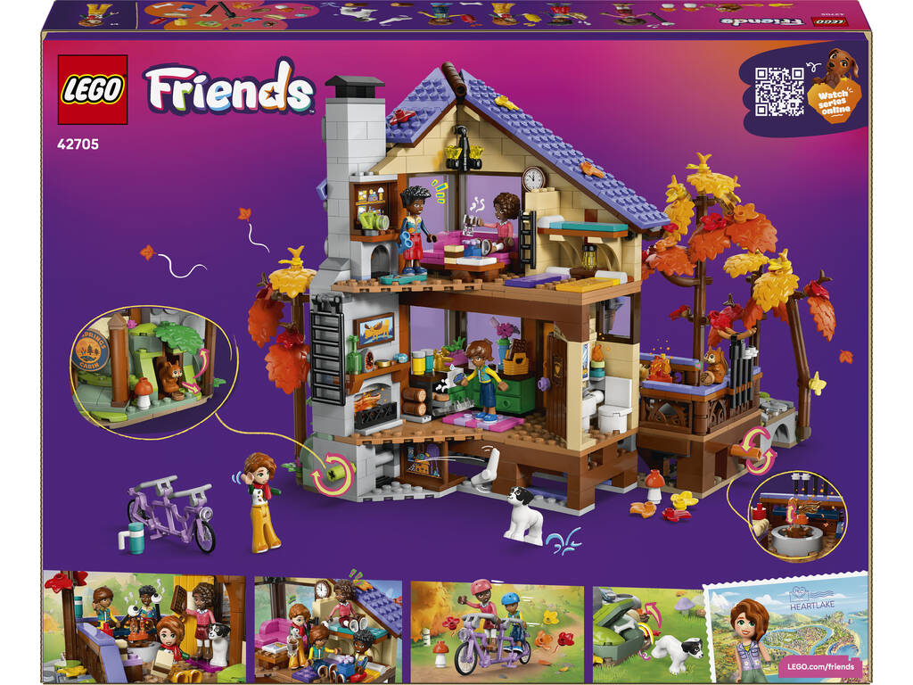 Lego Friends Chalet d'automne douillet dans la forêt