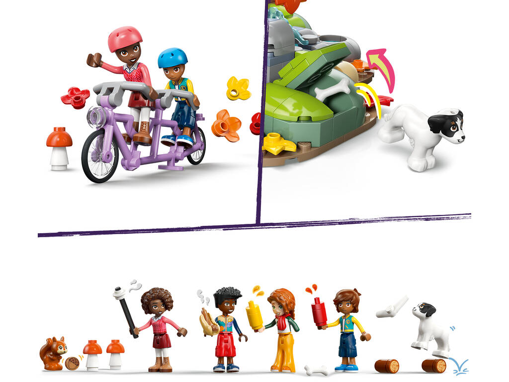 Lego Friends Chalet d'automne douillet dans la forêt