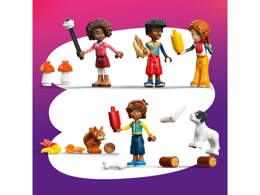 Lego Friends Chalet d'automne douillet dans la forêt