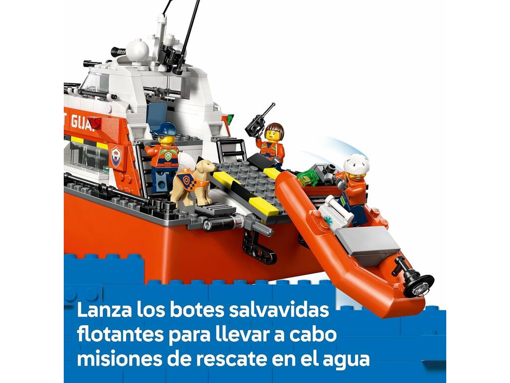 Lego City Barco y Helicóptero de Rescate de Guardacostas