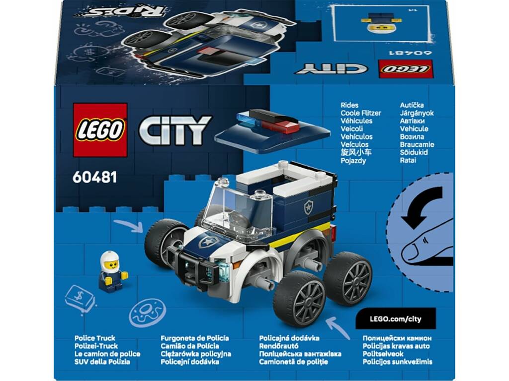 Lego City Rides Vehículos: Furgoneta de Policía