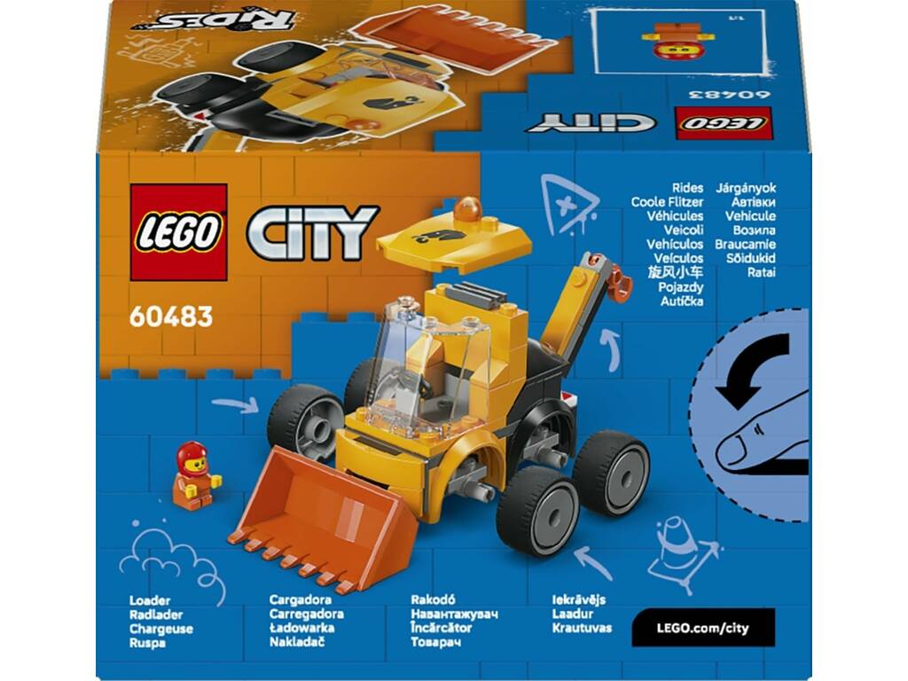 Lego City Rides Vehículos: Cargadora de Obra