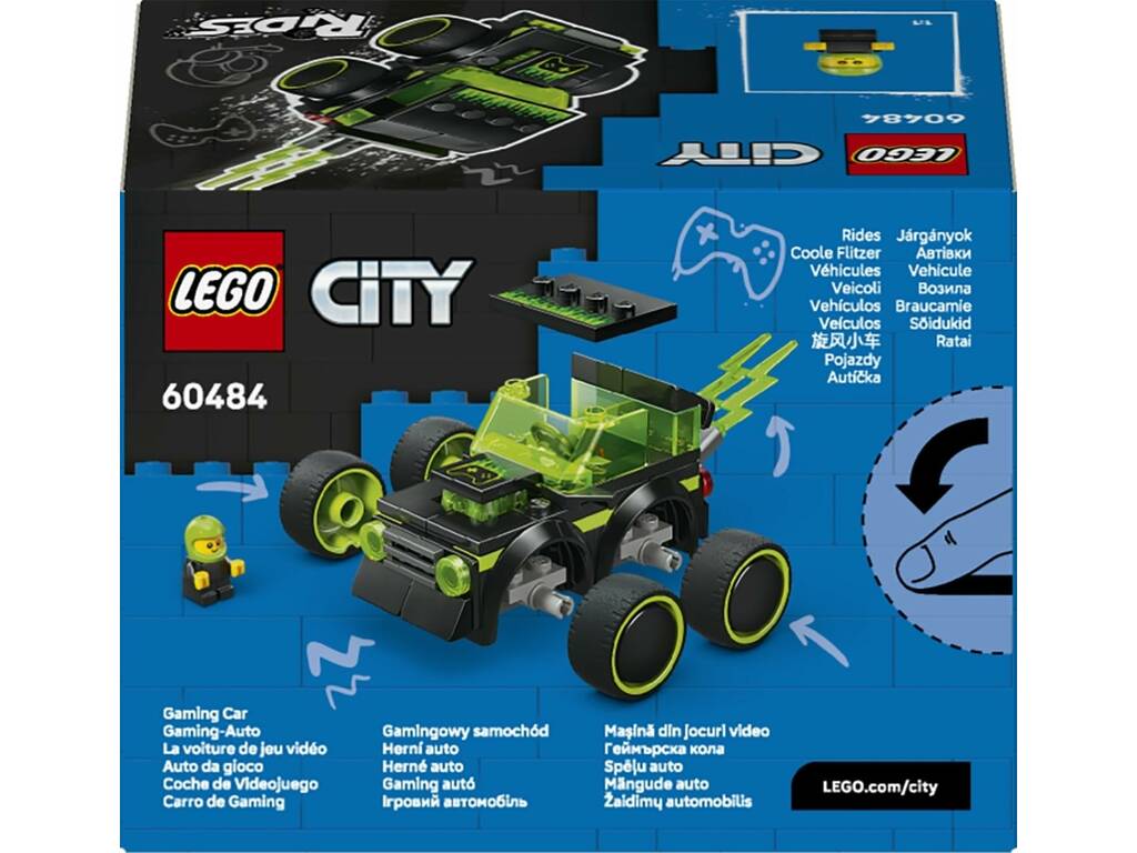 Lego City Rides Vehículos: Coche de Carreras de Videojuegos