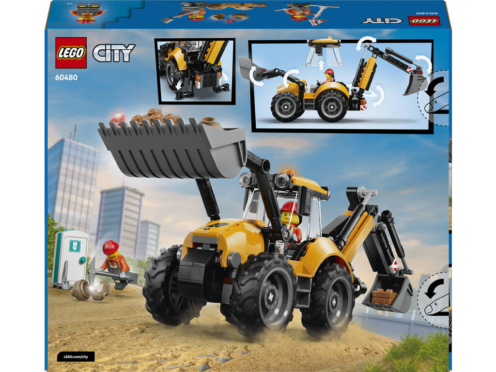 Lego City Chargeuse-pelleteuse jaune