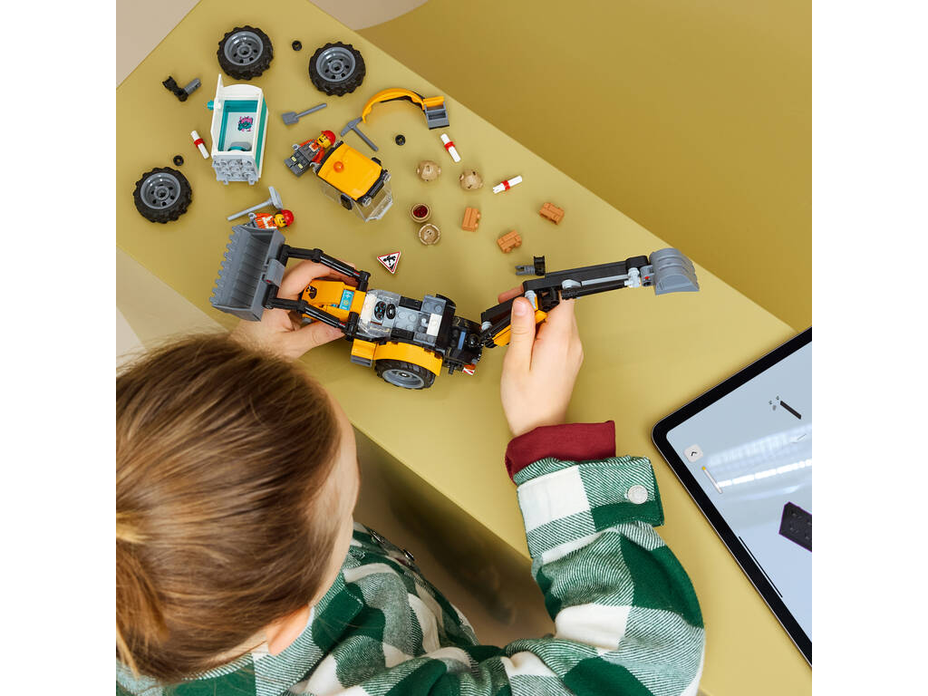 Lego City Chargeuse-pelleteuse jaune