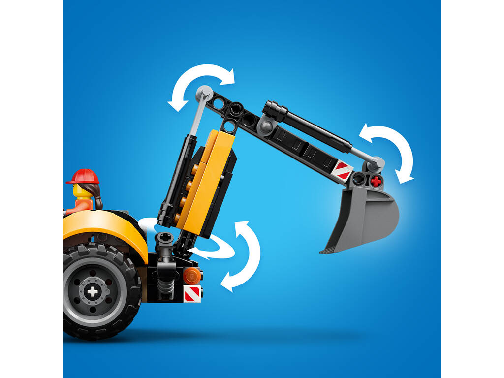 Lego City Chargeuse-pelleteuse jaune