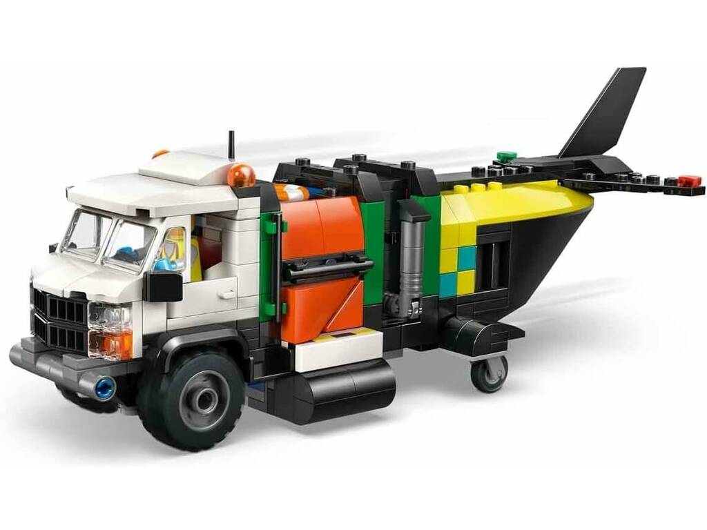 Lego City Remix: Avión, Camión Técnico y Aerodeslizador
