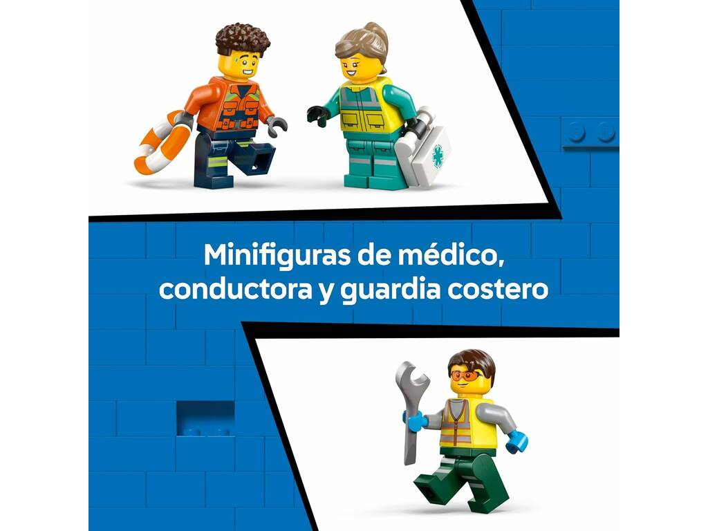Lego City Remix: Avión, Camión Técnico y Aerodeslizador
