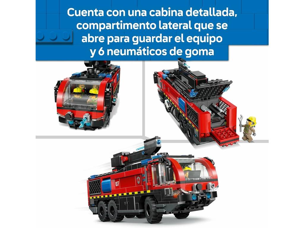Lego City Camión de Bomberos Aeroportuario