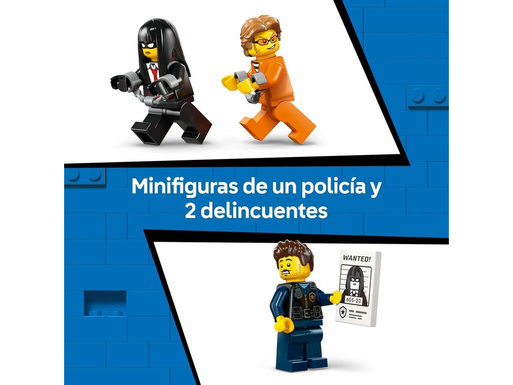 Lego City Furgoneta de Transporte Penitenciario de Policía