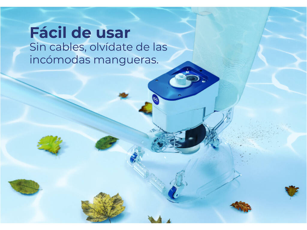 Pulitore elettrico a batteria Leaf Eater per piscine e spa Gre LE75