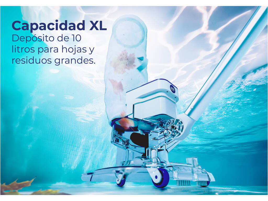 Pulitore elettrico a batteria Leaf Eater per piscine e spa Gre LE75