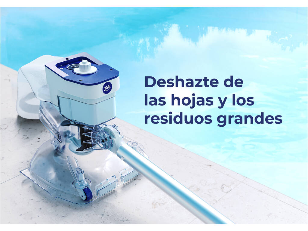 Pulitore elettrico a batteria Leaf Eater per piscine e spa Gre LE75