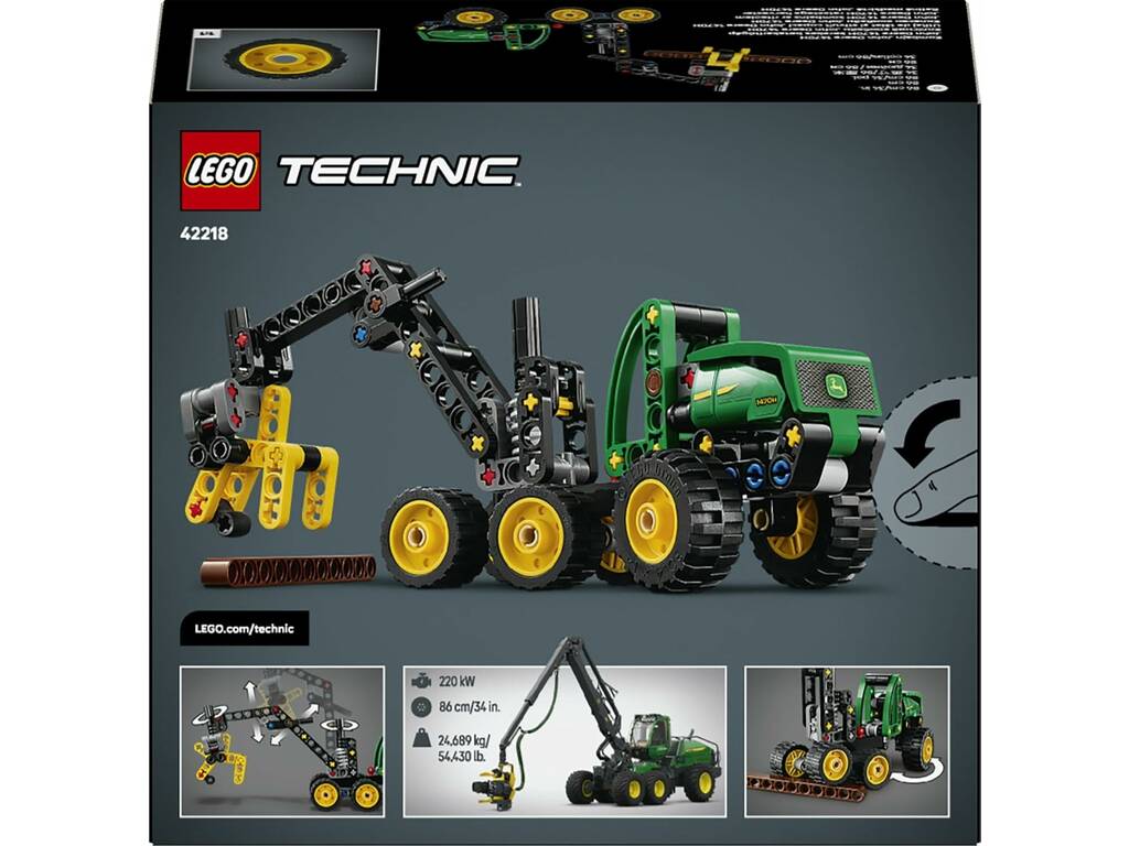 Lego Technic Mietitrice con ruote John Deere 1470H