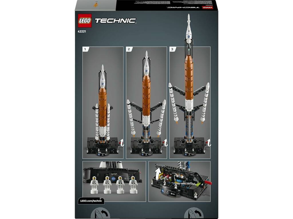 Lego Technic Space Cohete del Sistema de Lanzamiento Espacial NASA Artemis
