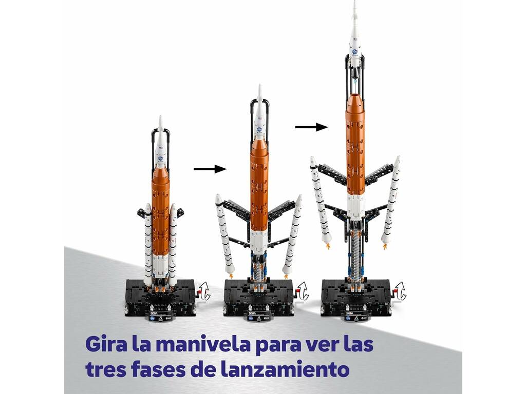 Lego Technic Space Cohete del Sistema de Lanzamiento Espacial NASA Artemis