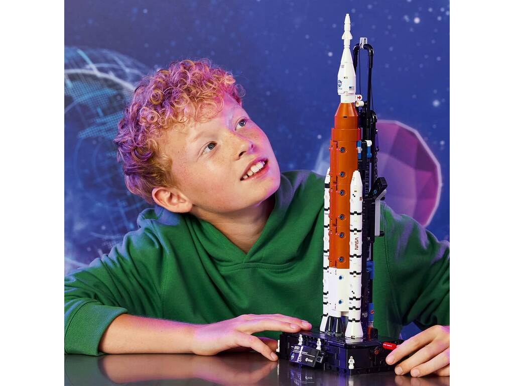 Lego Technic Space Cohete del Sistema de Lanzamiento Espacial NASA Artemis