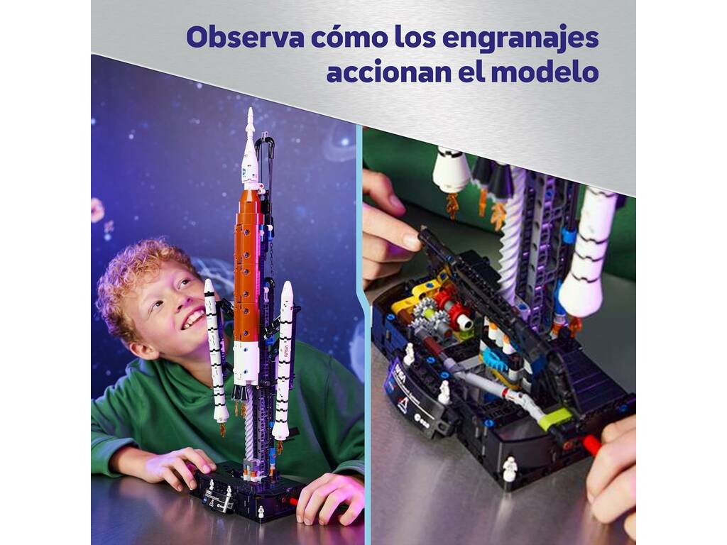 Lego Technic Space Cohete del Sistema de Lanzamiento Espacial NASA Artemis