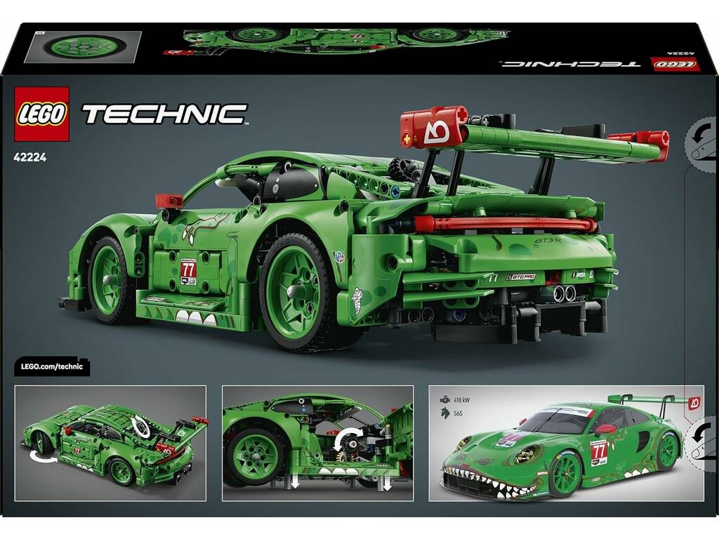 Lego Technic Coche Porsche 911 GT3 R Rexy AO Racing