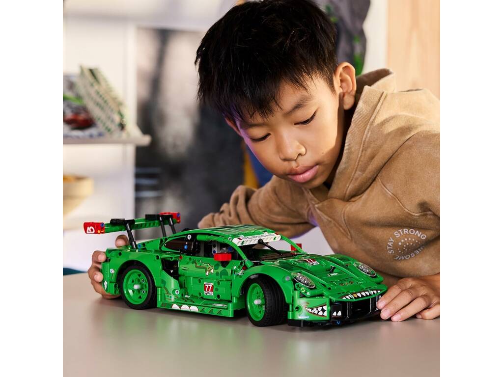 Lego Technic Coche Porsche 911 GT3 R Rexy AO Racing