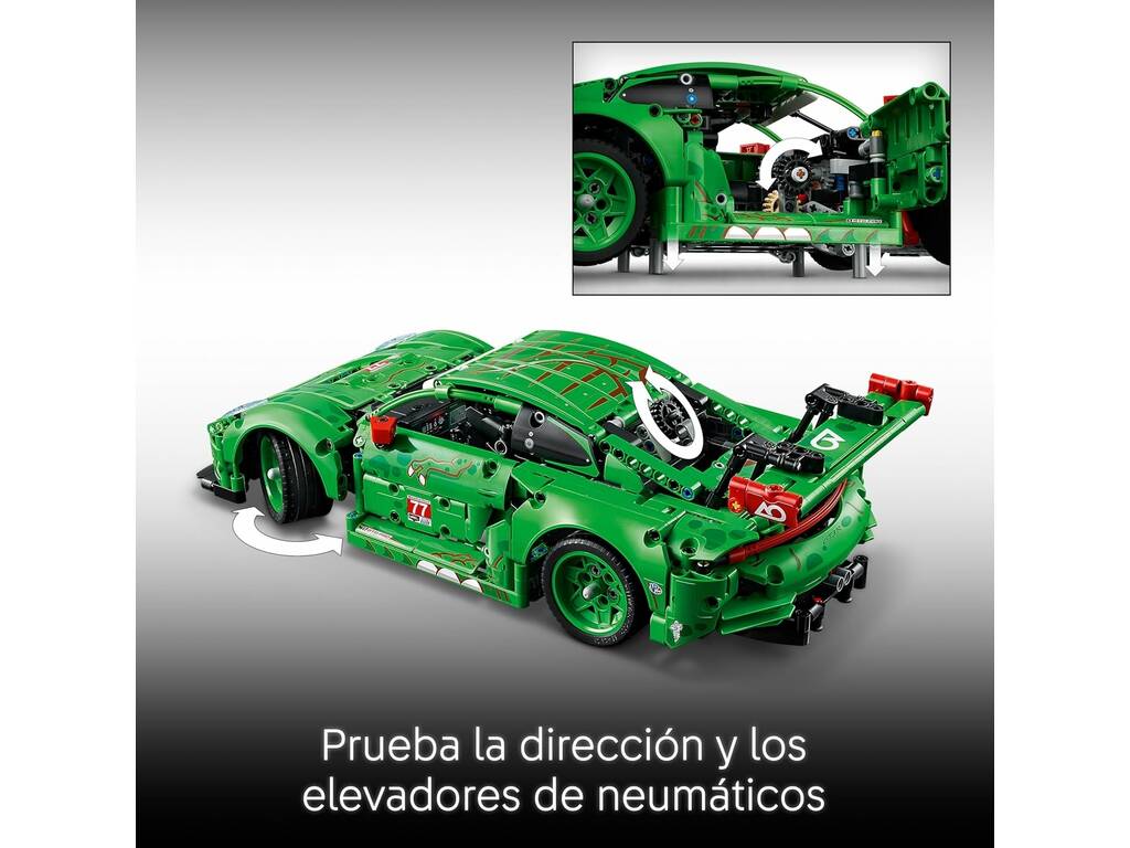 Lego Technic Coche Porsche 911 GT3 R Rexy AO Racing