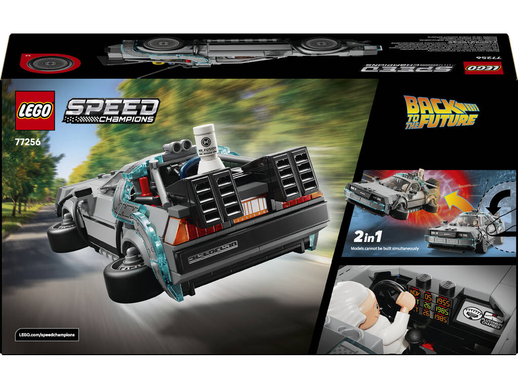 Lego Speed Champions Back To The Future Máquina del Tiempo de Regreso al Futuro