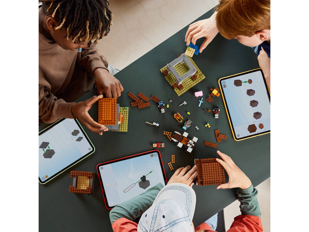 Lego Minecraft El Puesto de Avanzada de los Saqueadores y el Devastador